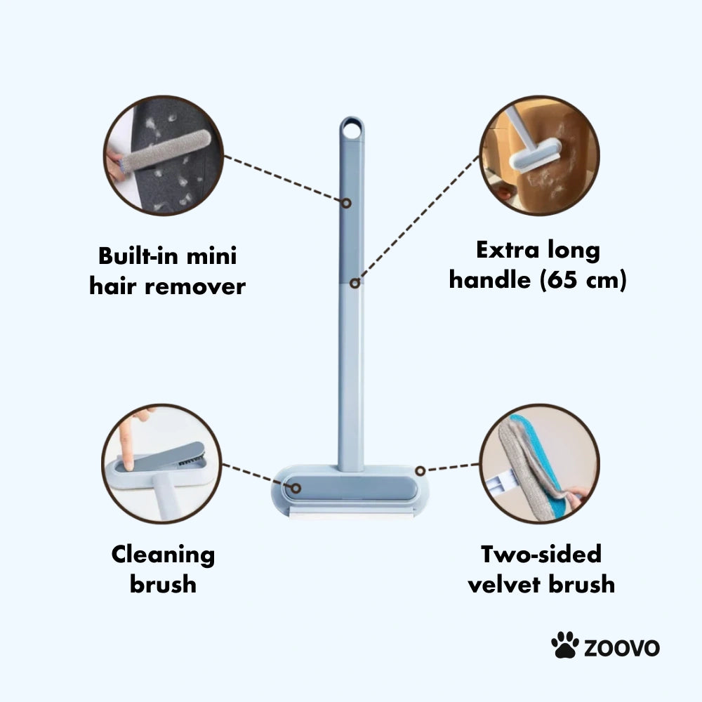 HairWipe Pro™ 4-in-1 Pet Hair Remover