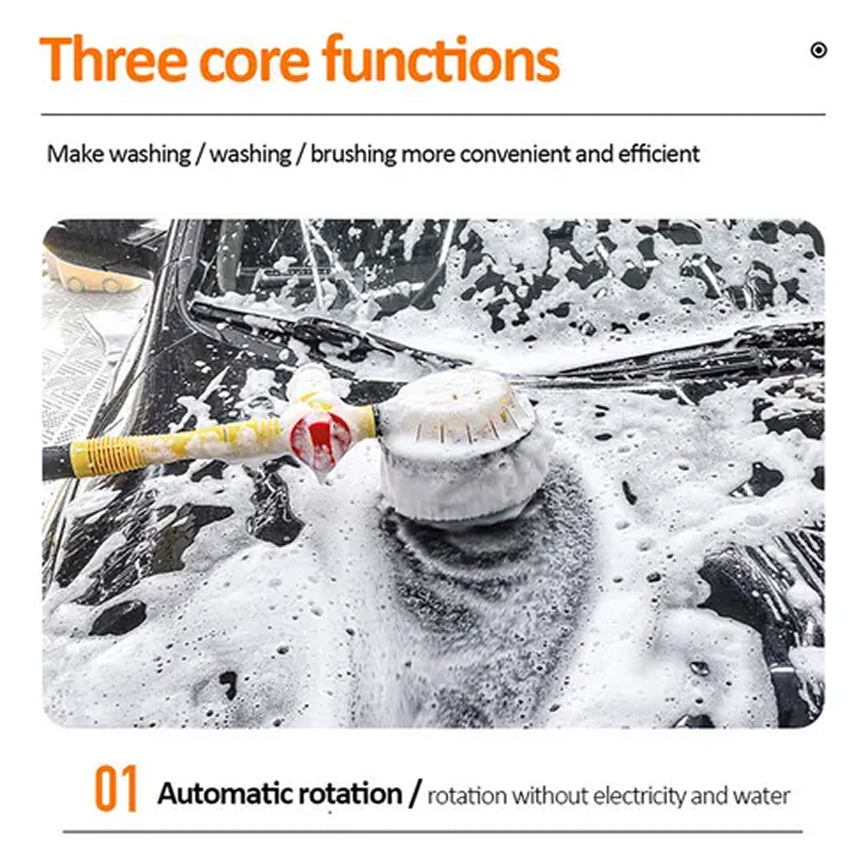 Car Wash Spinner Brush